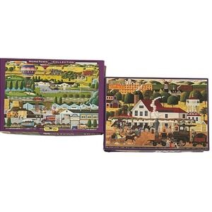 Hometown Collection Set of 2 1000 Piece Puzzles
